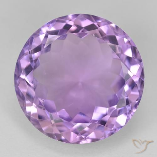 14.18ct Natural Medium Violet Amethyst, Round, VVS-VS