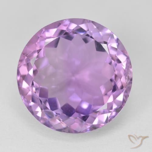 14.19ct Natural Pinkish Violet Amethyst, Round, VS
