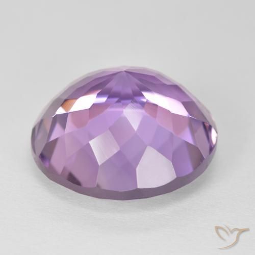 Amethyst Gemstone in 16 mm (calibrated) Size for Sale, Amethyst Stone in Pinkish Violet Color