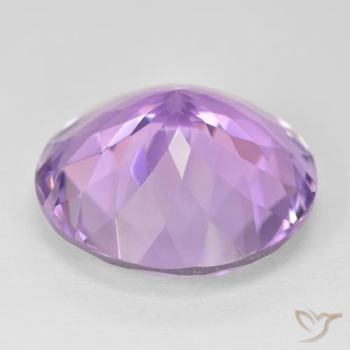 Amethyst Gemstone in 20 mm (calibrated) Size for Sale, Amethyst Stone in Medium Violet Color