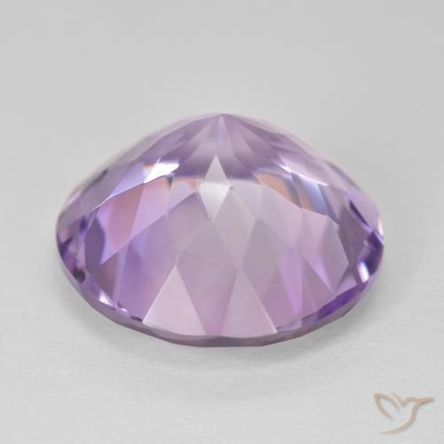 Amethyst Gemstone in 16 mm (calibrated) Size for Sale, Amethyst Stone in Medium Pink Violet Color