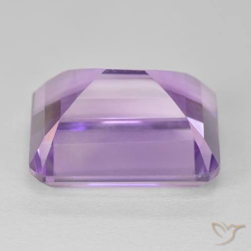 Amethyst Gemstone in 18.3 x 14.3 mm Size for Sale, Amethyst Stone in Medium Pink Violet Color