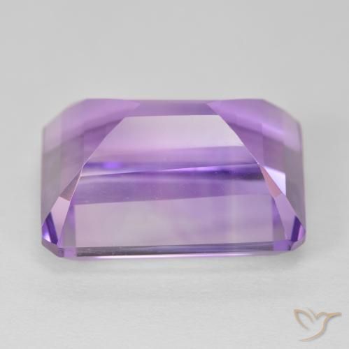 Amethyst Gemstone in 18.4 x 14.1 mm Size for Sale, Amethyst Stone in Medium Violet Color