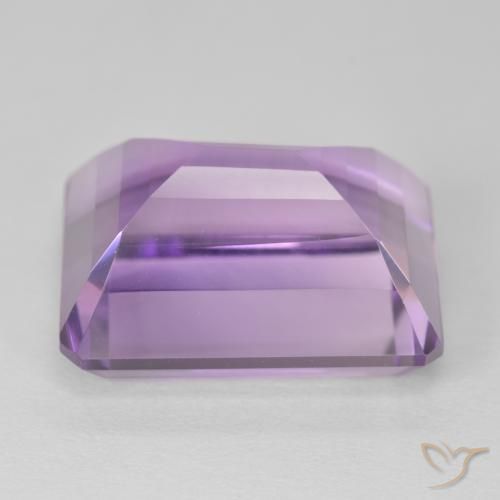 Amethyst Gemstone in 18.2 x 14.1 mm Size for Sale, Amethyst Stone in Medium Pink Violet Color