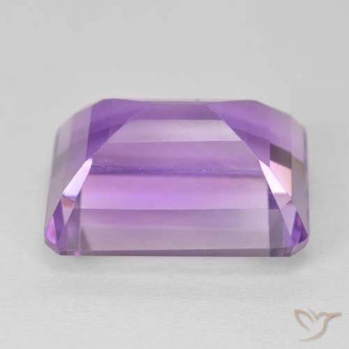 Amethyst Gemstone in 18.1 x 14 mm Size for Sale, Amethyst Stone in Medium Violet Color