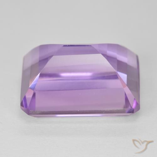 Amethyst Gemstone in 18.5 x 14.5 mm Size for Sale, Amethyst Stone in Medium Pink Violet Color