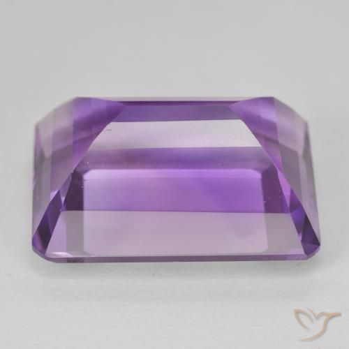 Amethyst Gemstone in 20 x 15 mm (calibrated) Size for Sale, Amethyst Stone in Medium Light Purplish-Violet Color