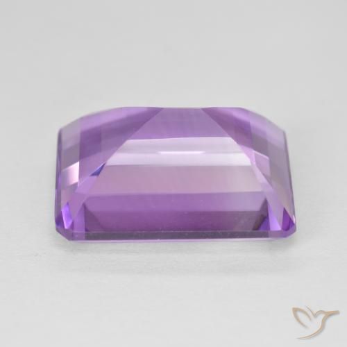 Amethyst Gemstone in 17.9 x 14.1 mm Size for Sale, Amethyst Stone in Pinkish Violet Color