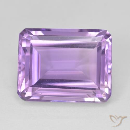 19.93ct Natural Medium Violet Amethyst, Emerald Cut, VVS-VS