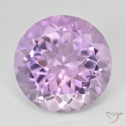 12.84ct Natural Pinkish Violet Amethyst, Round, VVS