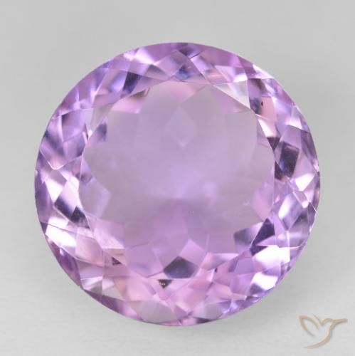 14.47 ct Round Cut Amethyst, 16.1 mm From Brazil, Photo A