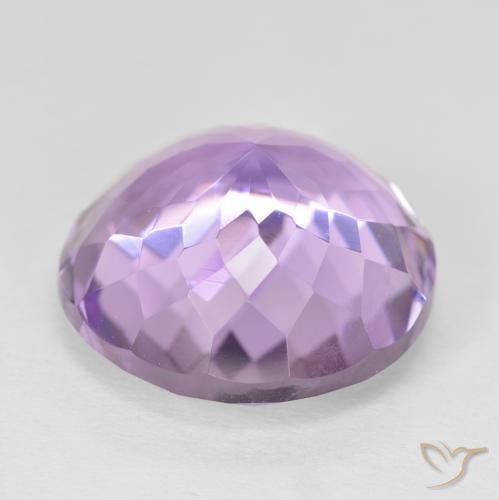 Amethyst Gemstone in 16 mm (calibrated) Size for Sale, Amethyst Stone in Medium Violet Color