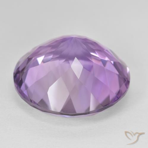 Amethyst Gemstone in 20 mm (calibrated) Size for Sale, Amethyst Stone in Medium Violet Color