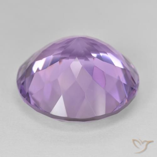 Amethyst Gemstone in 20 mm (calibrated) Size for Sale, Amethyst Stone in Medium Violet Color