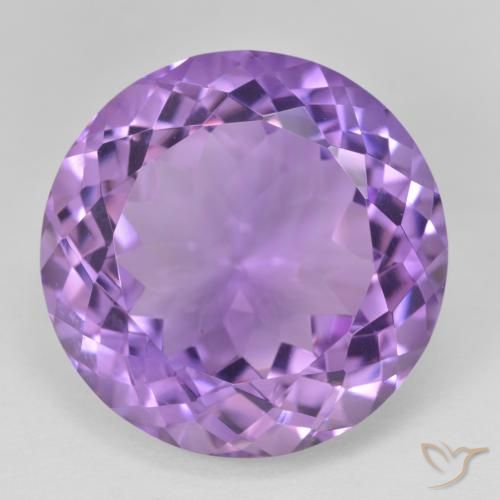26.56 ct Round Cut Amethyst, 20.1 mm From Brazil, Photo A