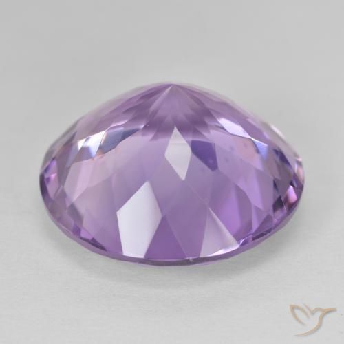 Amethyst Gemstone in 20 mm (calibrated) Size for Sale, Amethyst Stone in Purplish Violet Color