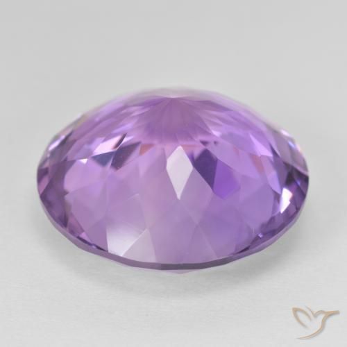 Amethyst Gemstone in 20 mm (calibrated) Size for Sale, Amethyst Stone in Deep Violet Color