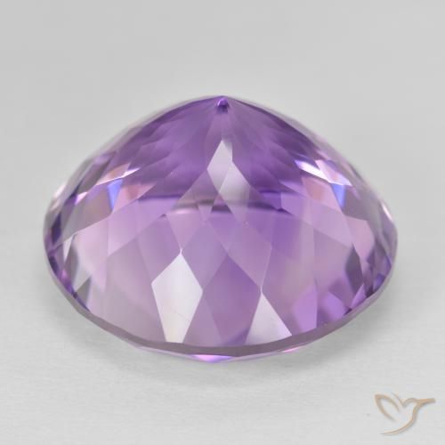 Amethyst Gemstone in 20 mm (calibrated) Size for Sale, Amethyst Stone in Deep Violet Color