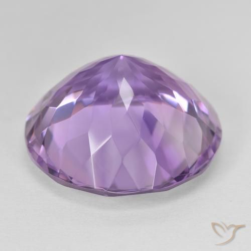 Amethyst Gemstone in 20 mm (calibrated) Size for Sale, Amethyst Stone in Pinkish Violet Color