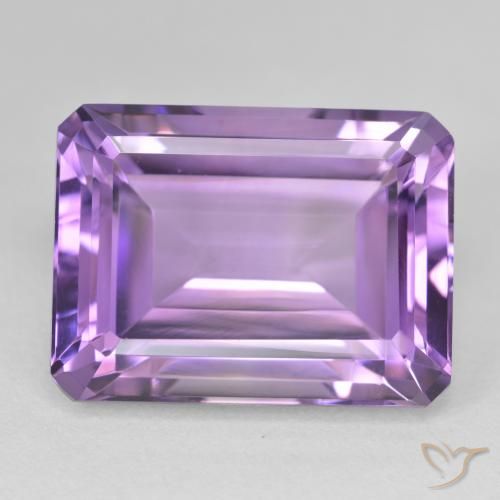 24.08ct Natural Intense Violet Amethyst, Emerald Cut, VVS-VS