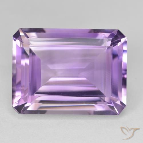22.65ct Natural Purplish Violet Amethyst, Emerald Cut, VVS-VS