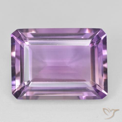 19.16ct Natural Purplish Violet Amethyst, Emerald Cut, VVS