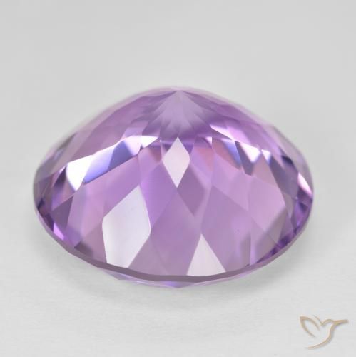 Amethyst Gemstone in 20 mm (calibrated) Size for Sale, Amethyst Stone in Pinkish Violet Color