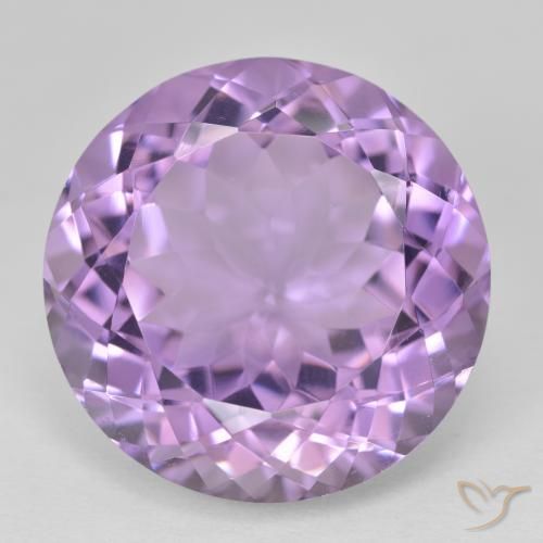 26.75ct Natural Pinkish Violet Amethyst, Round, VVS