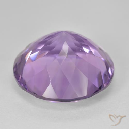Amethyst Gemstone in 20 mm (calibrated) Size for Sale, Amethyst Stone in Pinkish Violet Color