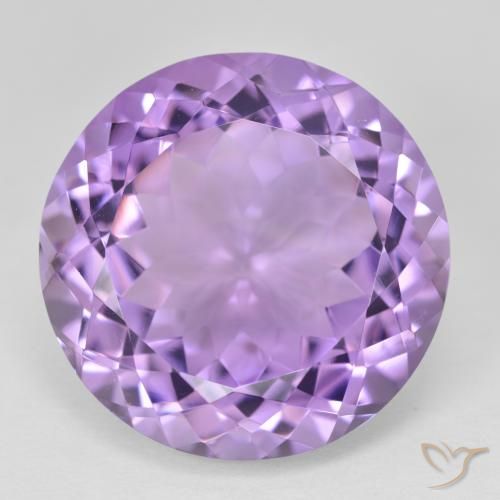 26.02ct Natural Pinkish Violet Amethyst, Round, VVS
