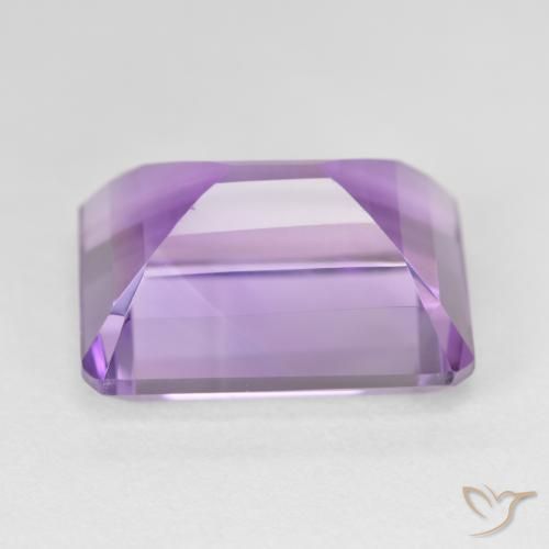 Amethyst Gemstone in 18.4 x 14.1 mm Size for Sale, Amethyst Stone in Medium Pink Violet Color
