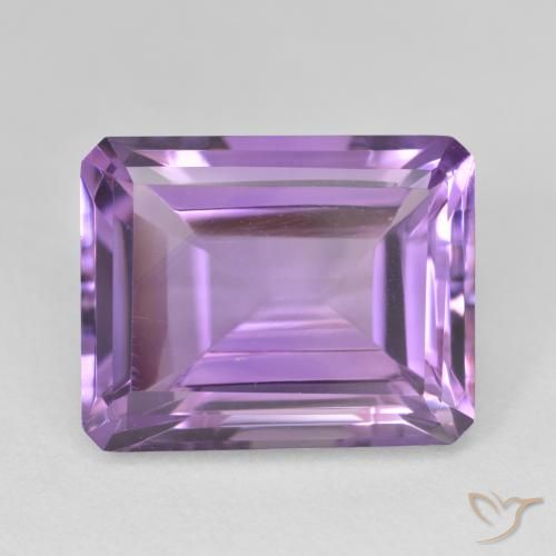 17.4 ct Octagon Cut Amethyst, 17.8 x 14.2 mm From Brazil, Photo A