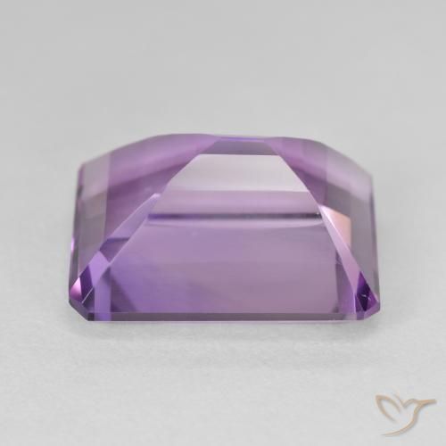 Amethyst Gemstone in 17.8 x 14.2 mm Size for Sale, Amethyst Stone in Vivid Violet Color
