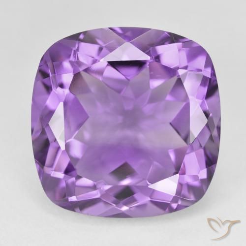 23.74ct Natural Vivid Violet Amethyst, Cushion, VVS