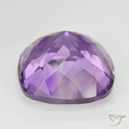 Amethyst Gemstone in 18 x 18 mm (calibrated) Size for Sale, Amethyst Stone in Vivid Violet Color