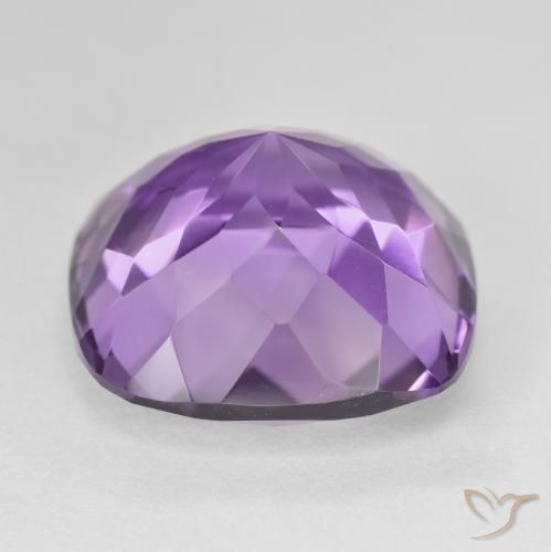 Amethyst Gemstone in 18 x 18 mm (calibrated) Size for Sale, Amethyst Stone in Medium Violet Color