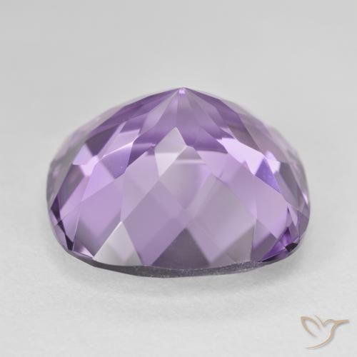 Amethyst Gemstone in 18 x 18 mm (calibrated) Size for Sale, Amethyst Stone in Medium Violet Color