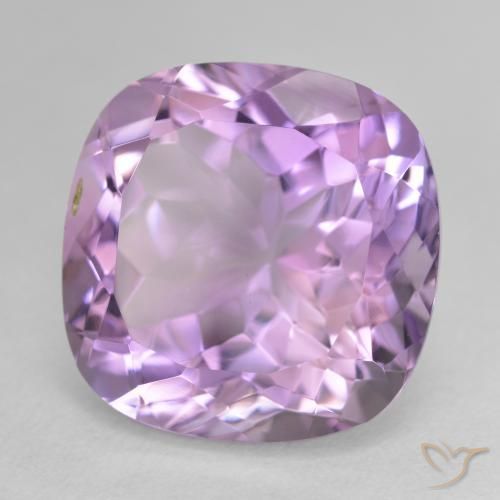 13.55 ct Violet Amethyst Stone, Natural Amethyst in Cushion-Cut Shape for Sale