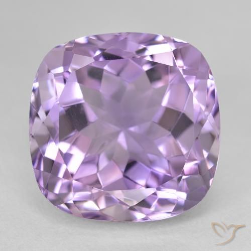 14.97ct Natural Iris Violet Amethyst, Cushion, VVS