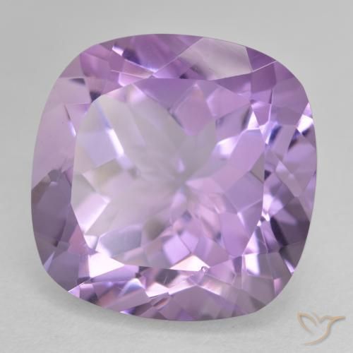 16.45 ct Violet Amethyst Stone, Natural Amethyst in Cushion-Cut Shape for Sale