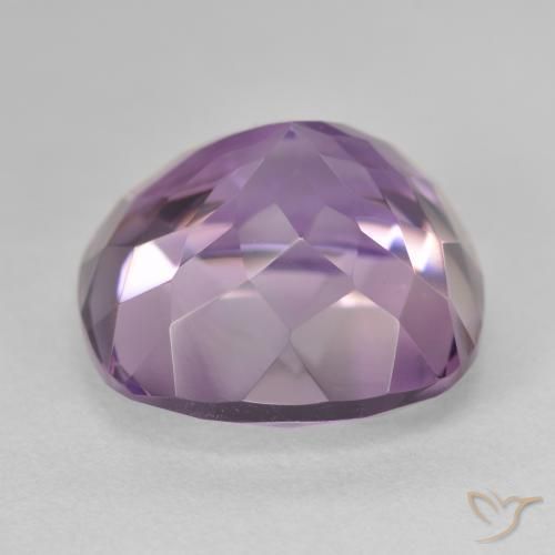 Amethyst Gemstone in 15 x 15 mm (calibrated) Size for Sale, Amethyst Stone in Pinkish Violet Color