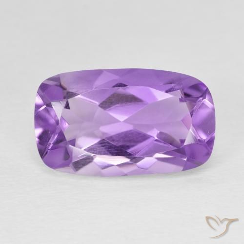 5.50ct Natural Intense Violet Amethyst, Cushion, VVS-VS