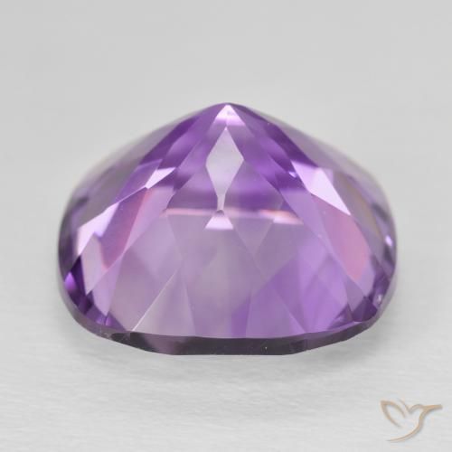 Amethyst Gemstone in 15 x 15 mm (calibrated) Size for Sale, Amethyst Stone in Medium Violet Color