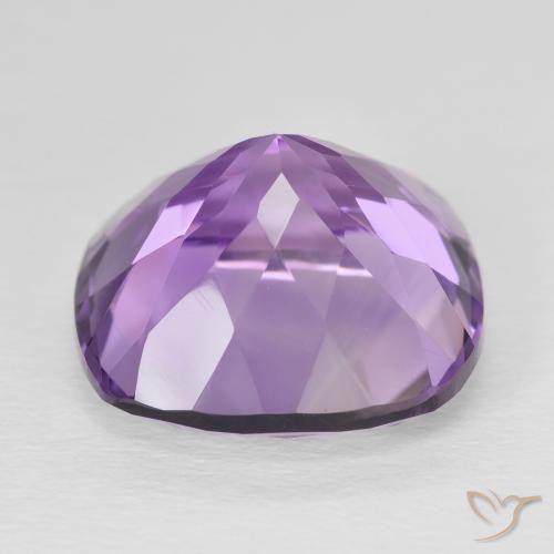 Amethyst Gemstone in 15 x 15 mm (calibrated) Size for Sale, Amethyst Stone in Medium Pink Violet Color