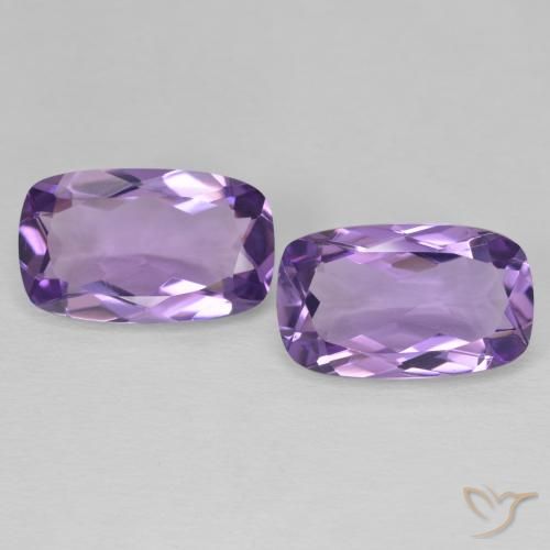 10.51ctw Natural Medium Violet Amethyst, Cushion, VVS