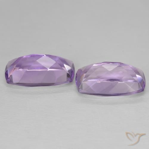 Amethyst Gemstones in 15.1 x 9.1 mm Size for Sale, Amethyst Stones in Medium Violet Color