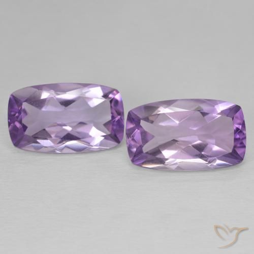 11.24ctw Natural Medium Light Purplish-Violet Amethyst, Cushion, VVS