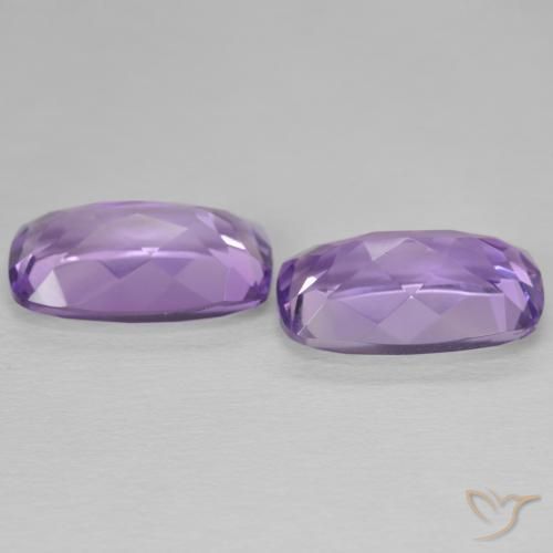 Amethyst Gemstones in 15.2 x 9.1 mm Size for Sale, Amethyst Stones in Medium Violet Color