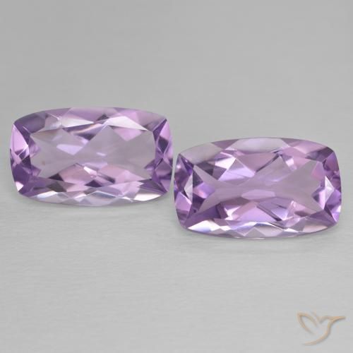 11.28ctw Natural Medium Light Purplish-Violet Amethyst, Cushion, VVS