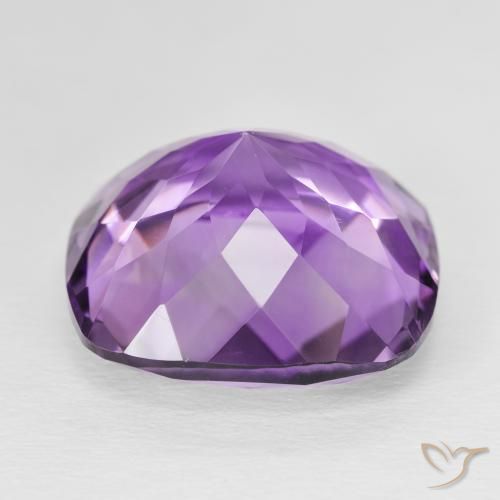 Amethyst Gemstone in 18 x 18 mm (calibrated) Size for Sale, Amethyst Stone in Purplish Violet Color